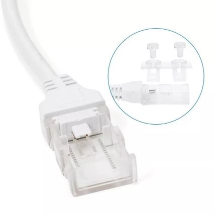 Aigostar - Napajalnik za LED trakove 8 mm 600W/230V bela