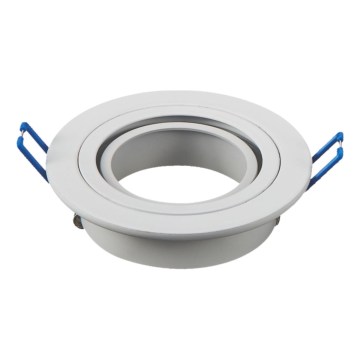 Aigostar - Okvir za vgradno stropno svetilo GU10, premera 9,1 cm, bel
