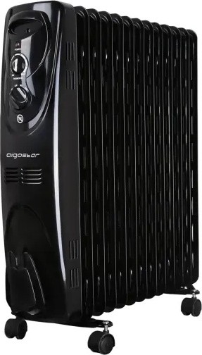 Aigostar - Oljni grelec z 13 rebri 2500W/230V črn
