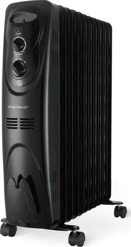 Aigostar - Oljni radiator z 11 rebri 2300W/230V črn