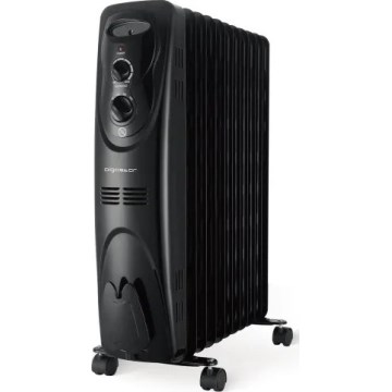 Aigostar - Oljni radiator z 11 rebri 2300W/230V, črne barve