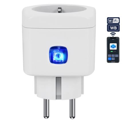 Aigostar - Pametna vtičnica F 2300W Wi-Fi Tuya