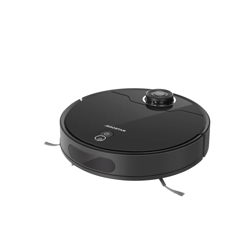 Aigostar - Pametni robotski sesalnik 2v1 12W/230V 3300mAh Wi-Fi črna