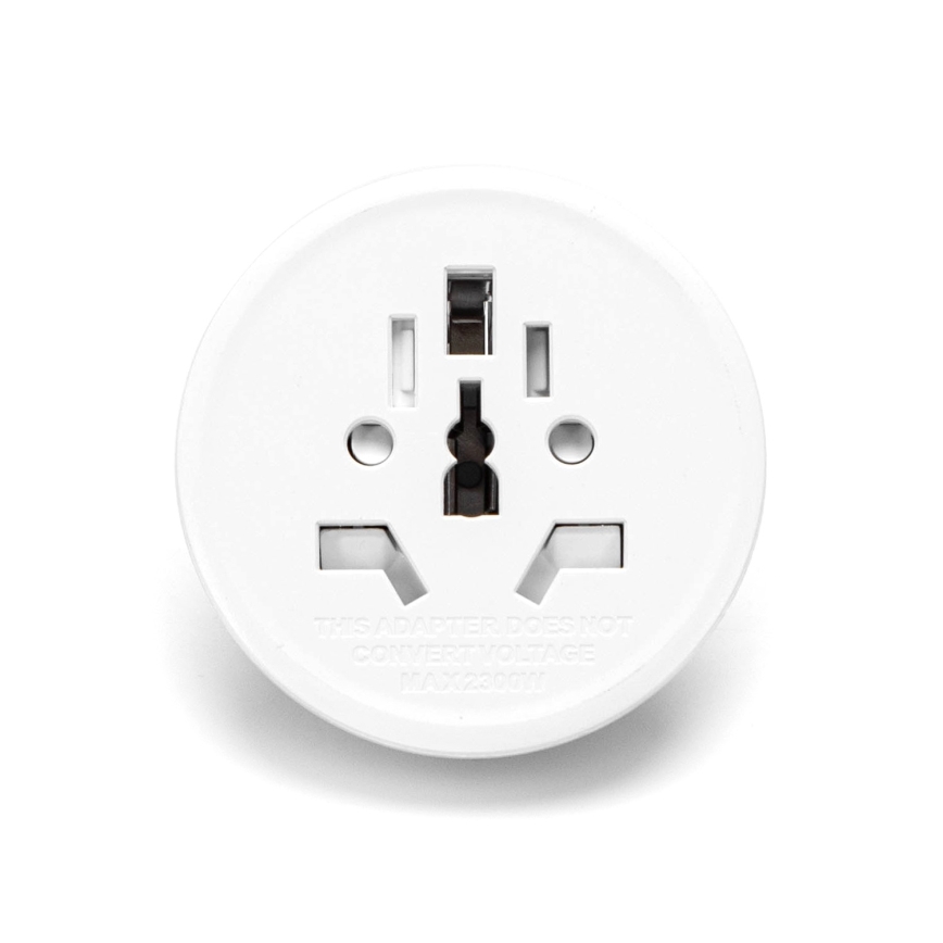Aigostar - Potovalni adapter za EU, bel