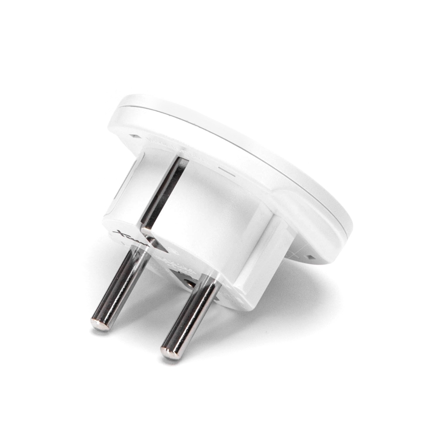Aigostar - Potovalni adapter za EU, bel