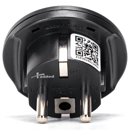 Aigostar - Potovalni adapter za EU črn