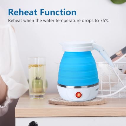 Aigostar - Potovalni grelnik vode 600ml 1000W/230V
