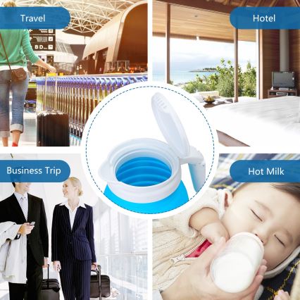 Aigostar - Potovalni grelnik vode 600ml 1000W/230V