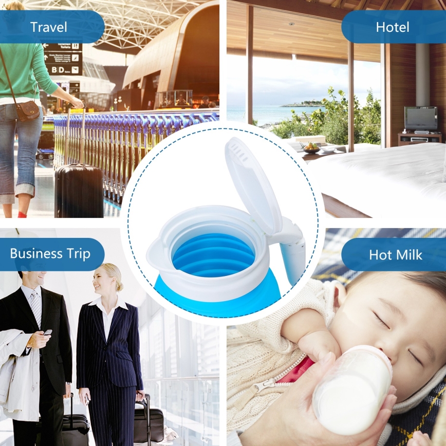 Aigostar - Potovalni grelnik vode 600ml 1000W/230V