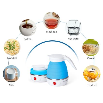 Aigostar - Potovalni grelnik vode 600ml 1000W/230V