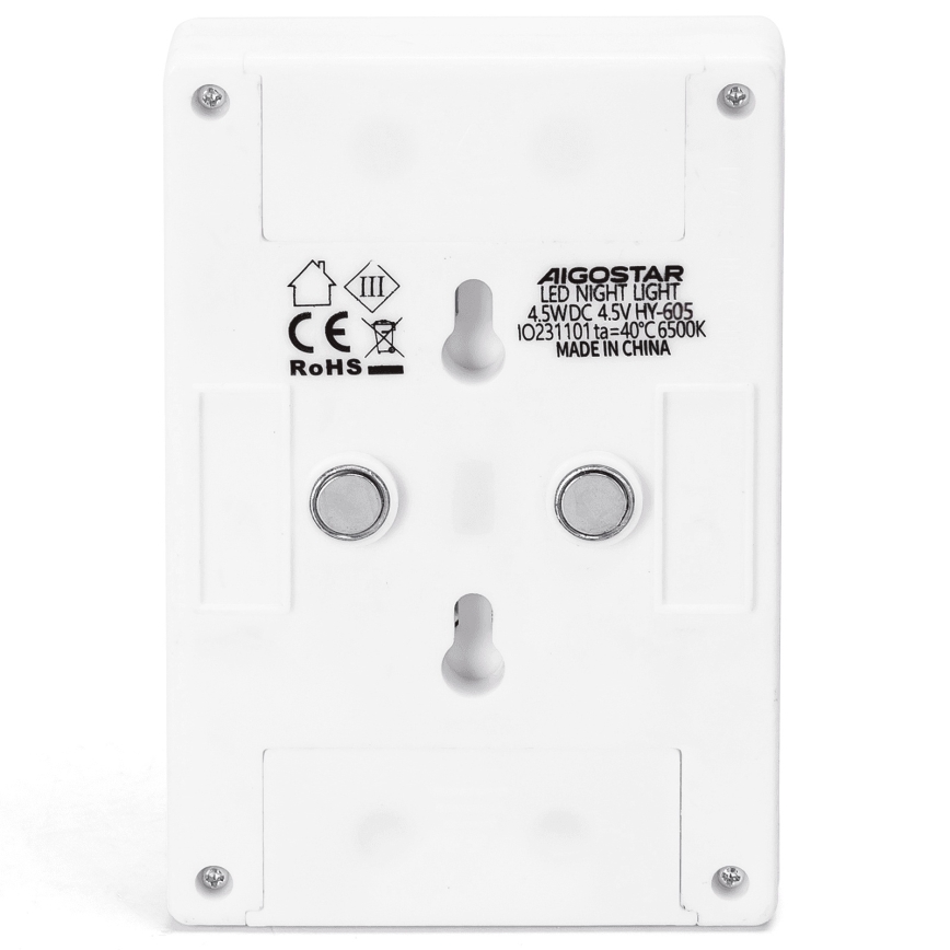 Aigostar - Prenosna LED nočna svetilka LED/3xAAA 6500K