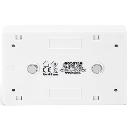 Aigostar - Prenosna LED nočna svetilka LED/4xAAA 6500K