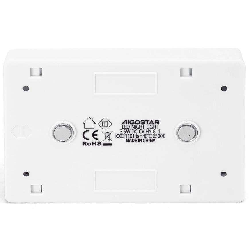 Aigostar - Prenosna LED nočna svetilka LED/4xAAA 6500K