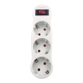 Aigostar - Razdelilec s stikalom 3x16A/230V