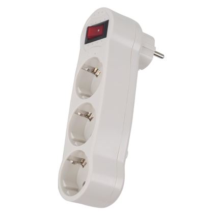 Aigostar - Razdelilec s stikalom 3x16A/230V