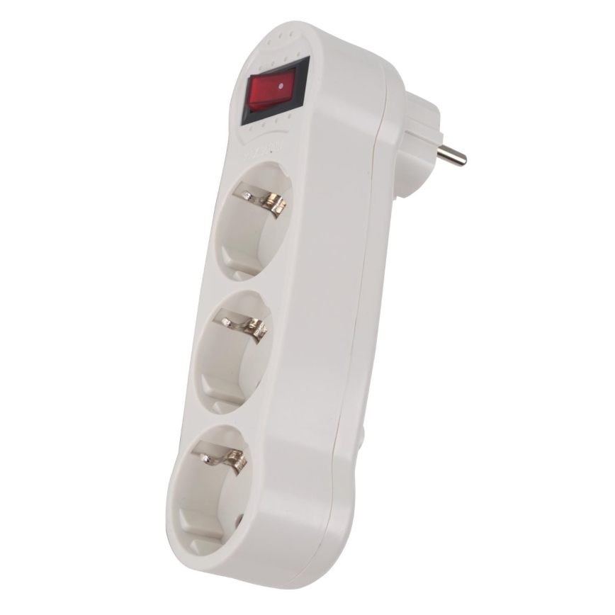 Aigostar - Razdelilec s stikalom 3x16A/230V