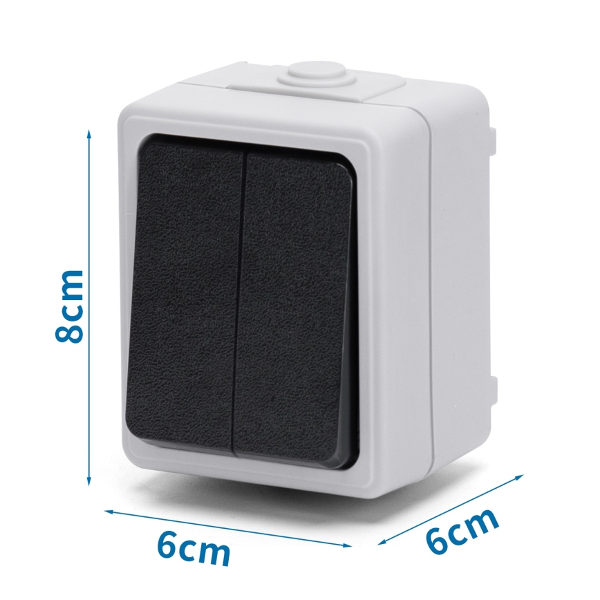 Aigostar - Serijsko stikalo za domačo rabo 250V/10A IP54