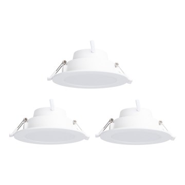 Aigostar - SET 3x LED RGBW Zatemnitvena vgradna svetilka MESH LED/9W/230V 2700K-6500K pr. 14,5cm