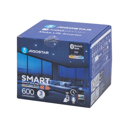 Aigostar - SET 3x LED Zatemnitvena vgradna svetilka MESH LED/6W/230V 2700K-6500K pr. 11,5cm