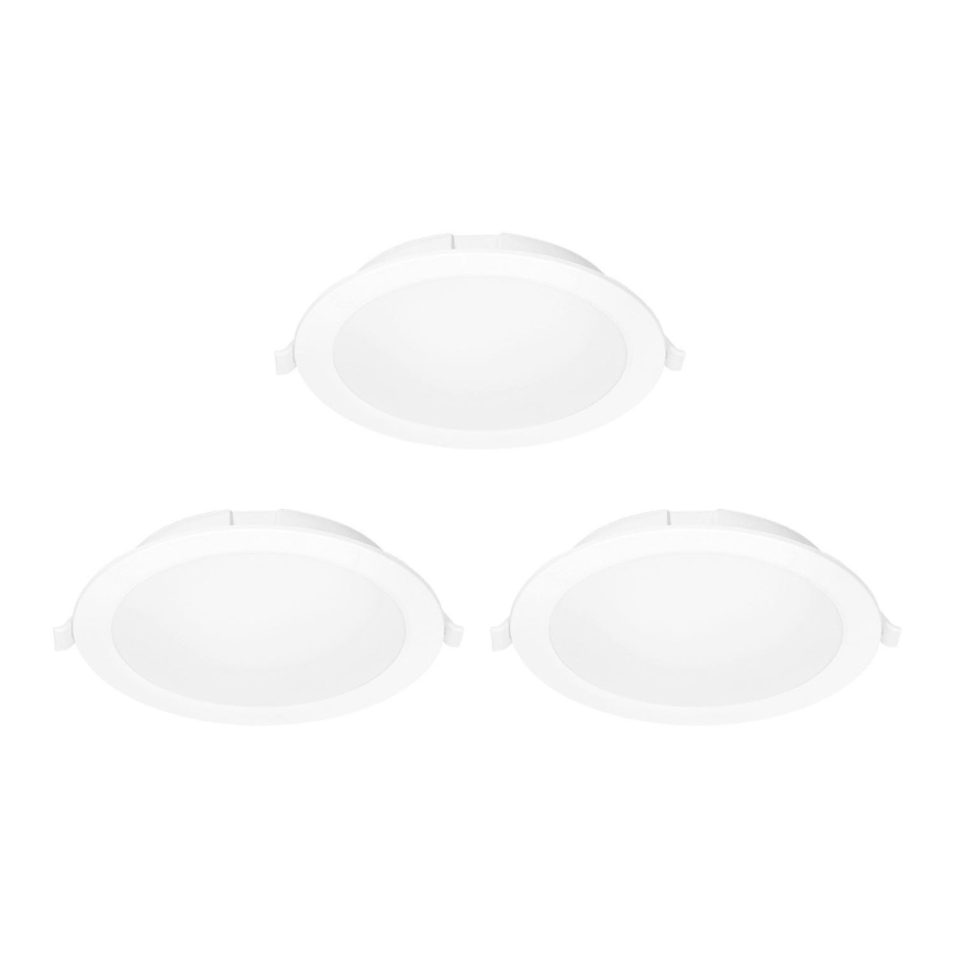 Aigostar - SET 3x LED Zatemnitvena vgradna svetilka MESH LED/6W/230V 2700K-6500K pr. 11,5cm