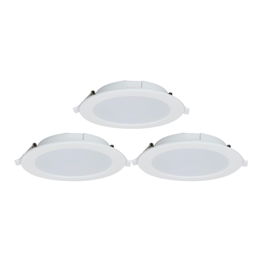 Aigostar - SET 3x LED Zatemnitvena vgradna svetilka MESH LED/9W/230V 2700K-6500K pr. 14,5 cm