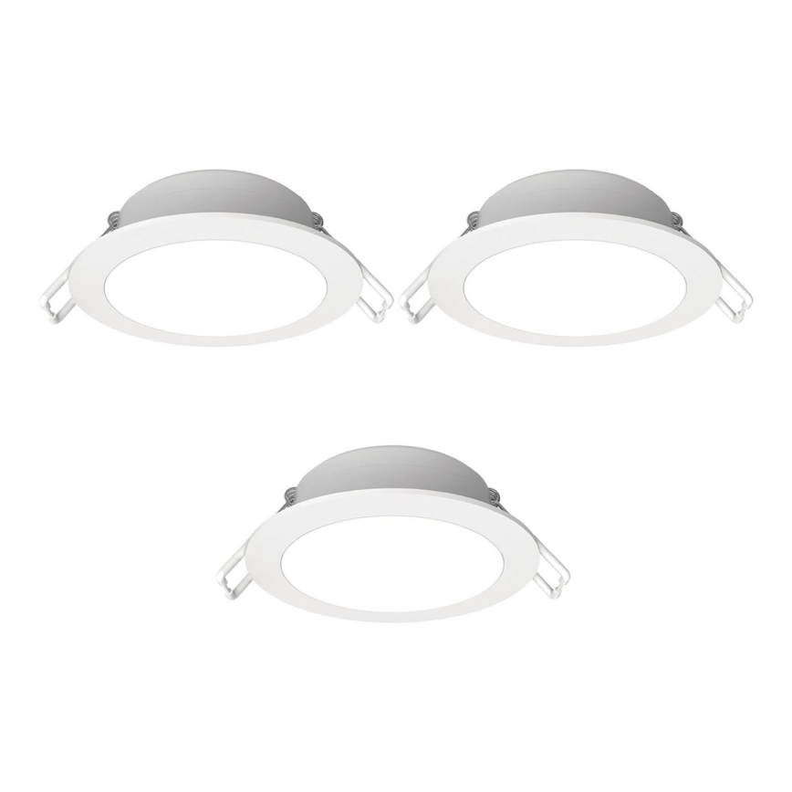 Aigostar - SET 3x LED Zunanja vgradna svetilka LED/4,8W/230V 4000K IP65 bela