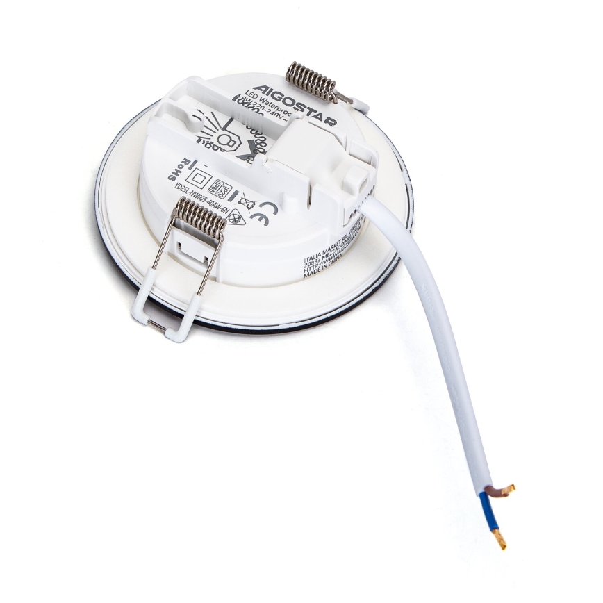 Aigostar - SET 3x LED Zunanja vgradna svetilka LED/4,8W/230V 6500K IP65 črna