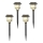 Aigostar - SET 4x LED RGB Solarna svetilka LED/0,2W/2V IP44