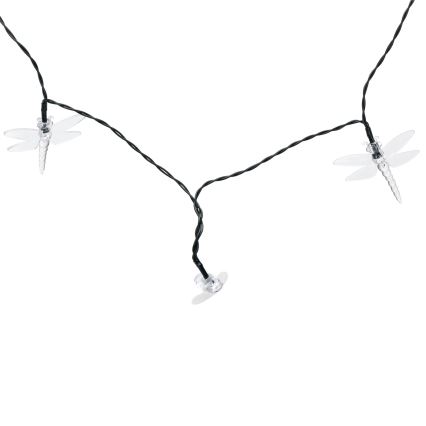 Aigostar - LED solarni dekorativni niz 50xLED/8 funkcij 10 m 800 mAh IP65 topla bela