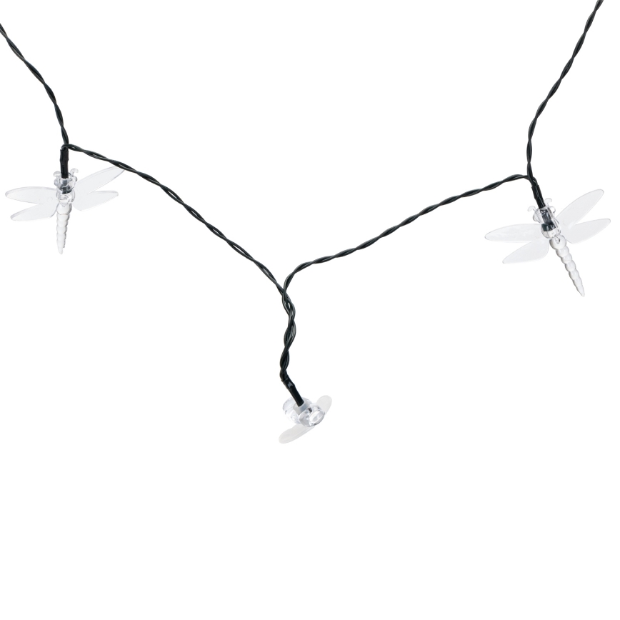 Aigostar - LED solarni dekorativni niz 50xLED/8 funkcij 10 m 800 mAh IP65 topla bela