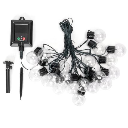 Aigostar - Sončna LED-veriga, 20 LED/8 funkcij, 11,5m, IP65, večbarvna