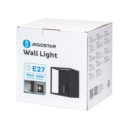 Aigostar - Stenska svetilka 1xE27/40W/230V
