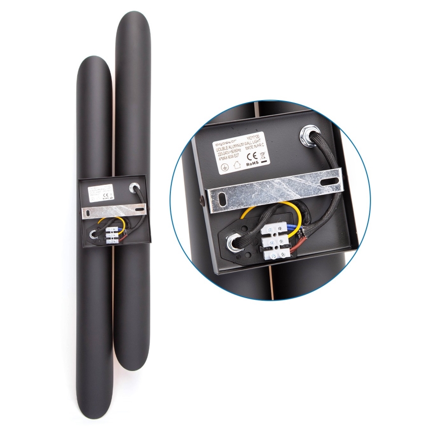 Aigostar - Stenska svetilka 4xE27/60W/230V