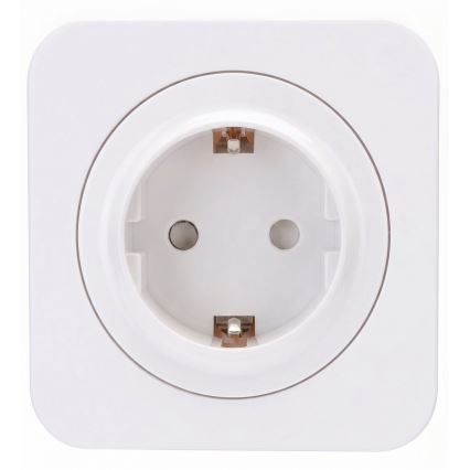 Aigostar - Stenska vtičnica z okvirjem SCHUKO 250V/16A bela