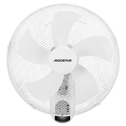 Aigostar -  Stenski ventilator 45W/230V bela + Daljinski upravljalnik