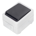 Aigostar - Stikalo z enim gumbom IP54