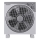 Aigostar - Stojalni ventilator 35W/230V premera 30 cm, bela/siva
