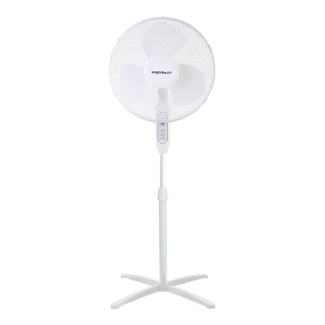 Aigostar - Stoječi ventilator 40W/230V 120 cm bela