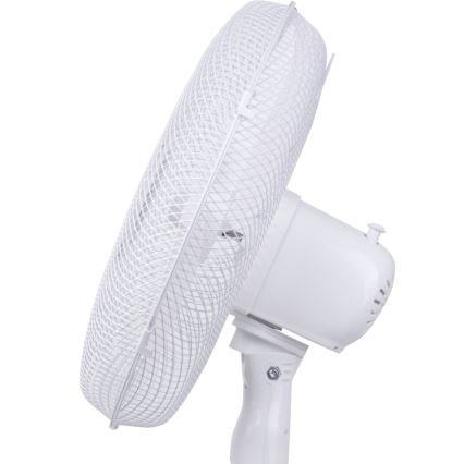 Aigostar - Stoječi ventilator 40W/230V 120 cm bela