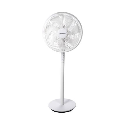 Aigostar - Stoječi ventilator 45W/230V 110 cm bela