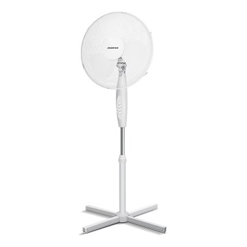 Aigostar - Stoječi ventilator 45W/230V 125 cm bela