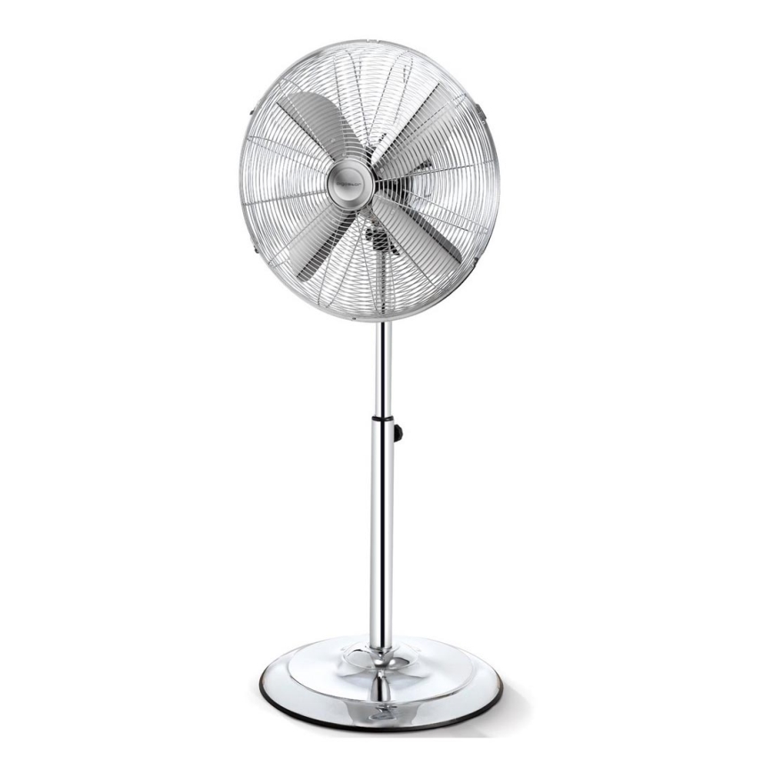 Aigostar - Stoječi ventilator 50W/230V 44,8 cm sijajni krom