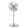 Aigostar - Stoječi ventilator 50W/230V 44,8 cm sijajni krom