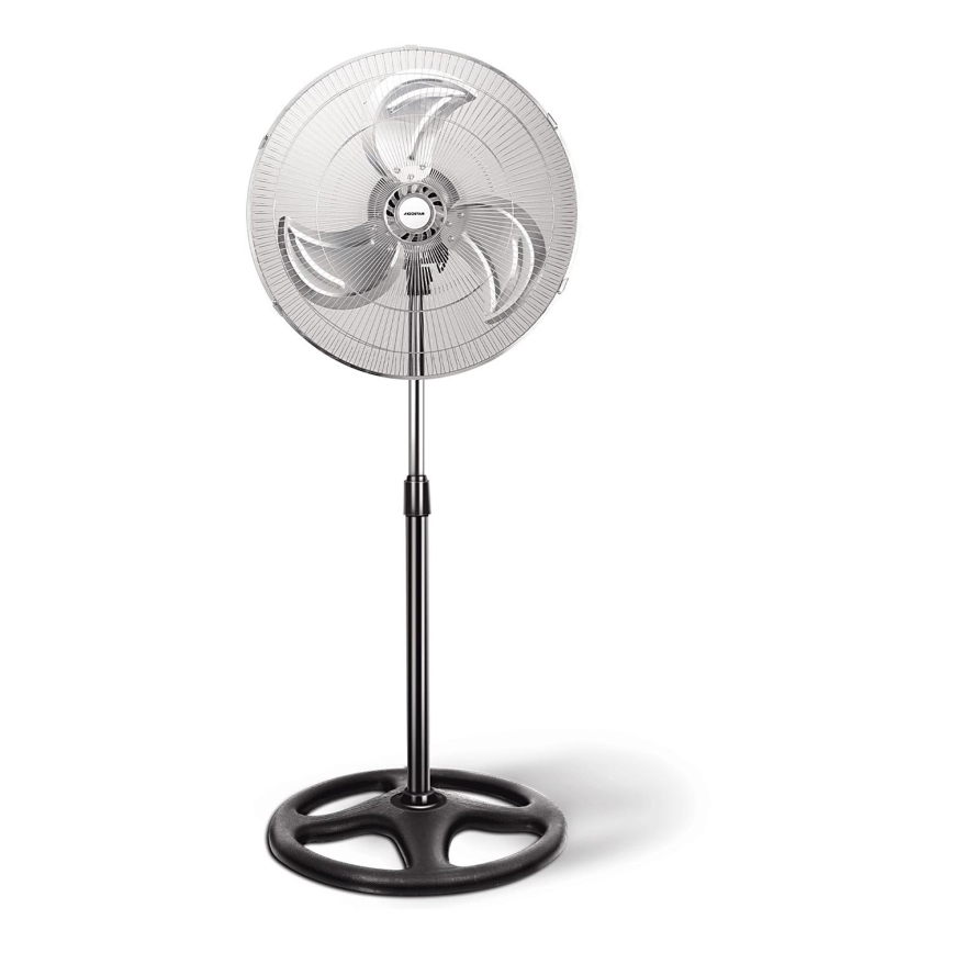 Aigostar - Stoječi ventilator 55W/230V sijajni krom/črna