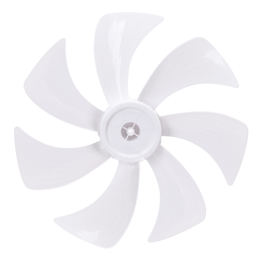 Aigostar - Stoječi ventilator 60W/230V bela + Daljinski upravljalnik