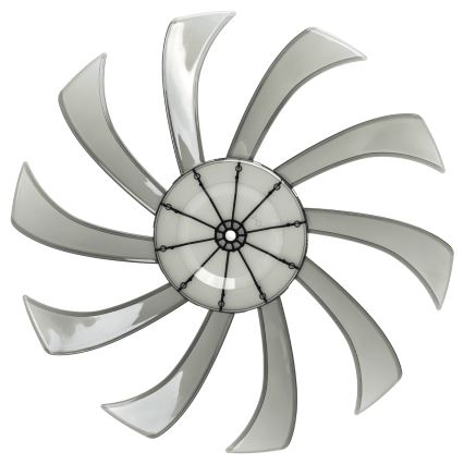 Aigostar - Stoječi ventilator 60W/230V črna + Daljinski upravljalnik