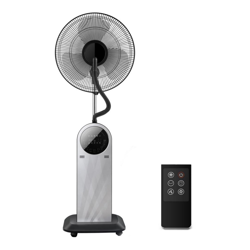 Aigostar - Stoječi ventilator z učinkom megle MIST 95W/230V + Daljinski upravljalnik