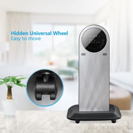 Aigostar - Stoječi ventilator z učinkom megle MIST 95W/230V + Daljinski upravljalnik