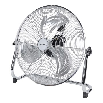 Aigostar - Stojni ventilator 100W/230V premer 54 cm sijajni krom