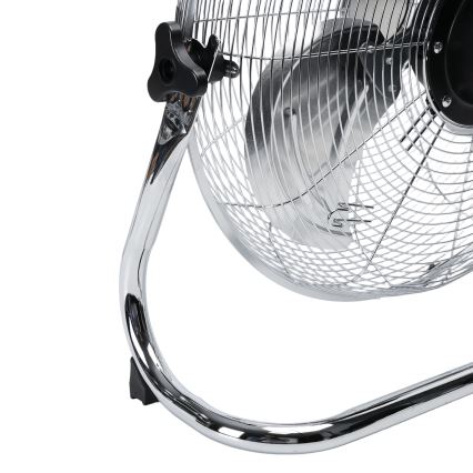 Aigostar - Stojni ventilator 100W/230V premer 54 cm sijajni krom